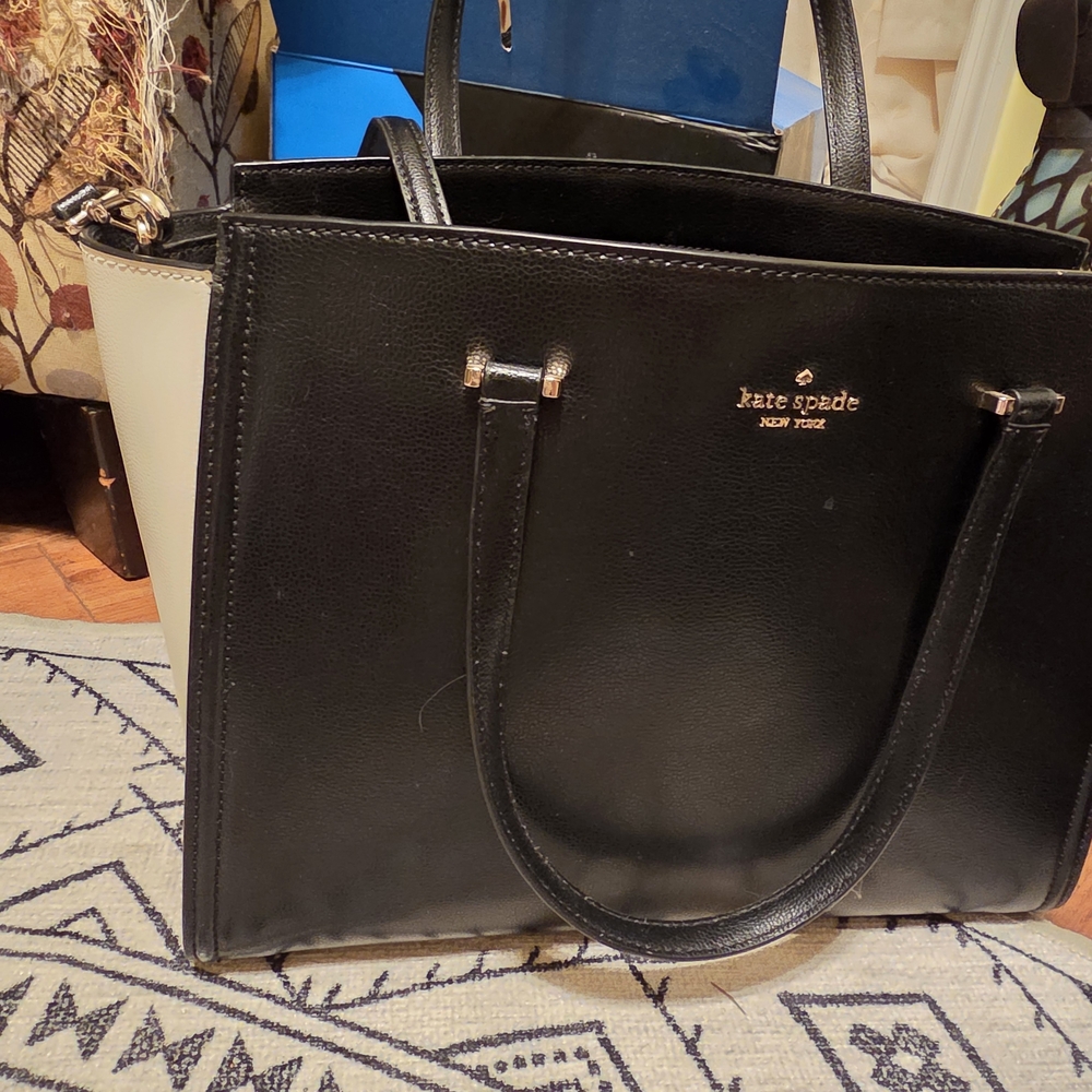 Kate Spade Elegant Black and White Tote